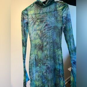 See-through mermaid dress